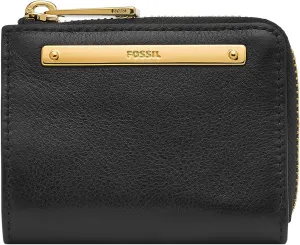 Fossil Women's Liza Leather L Zip Wallet, Black (Model: SL6406G001)