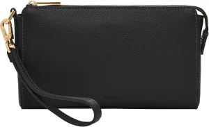 Fossil Wristlet Pouch, Black Small