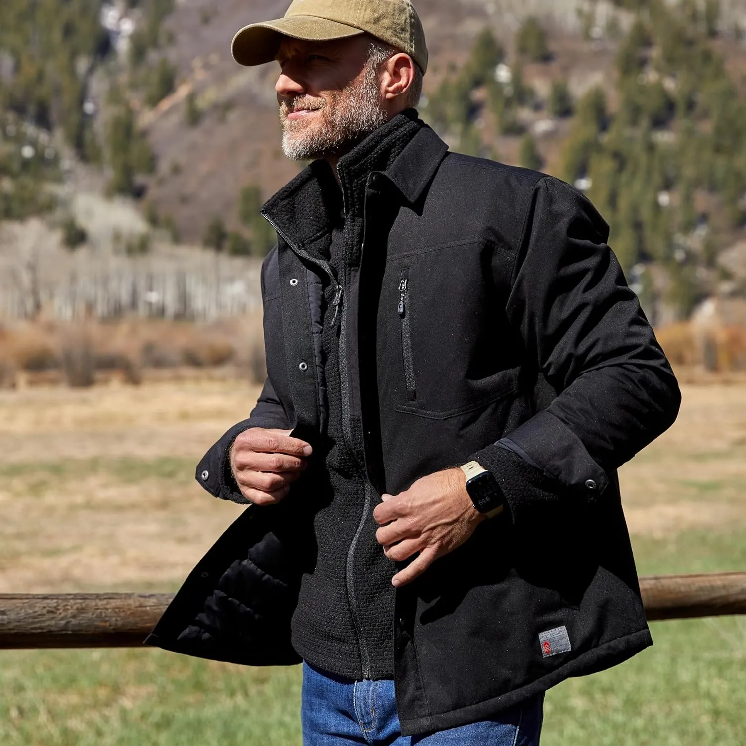 Free Country Men's Brawny Canvas Function Work Shirt