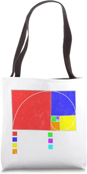 funny duration days week golden ratio Fibonacci Spiral Tote Bag