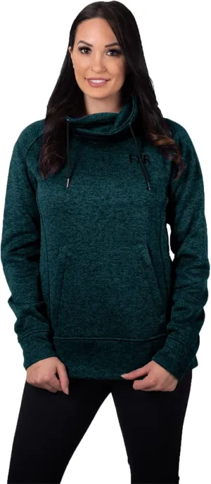 FXR Ocean/Black Womens Ember Sweater Pullover Zipper Pouch Hand Pockets