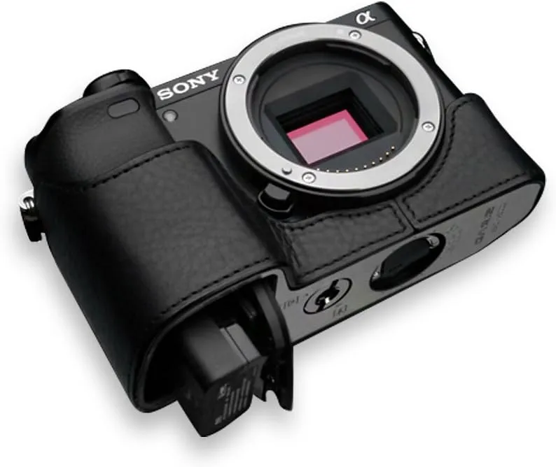 GARIZ Genuine Leather Camera Case for Sony α6000 XS-CHA6000