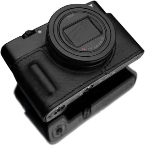 GARIZ Genuine Leather Camera Case for SONY RX100 VI (DSC-RX100M6)
