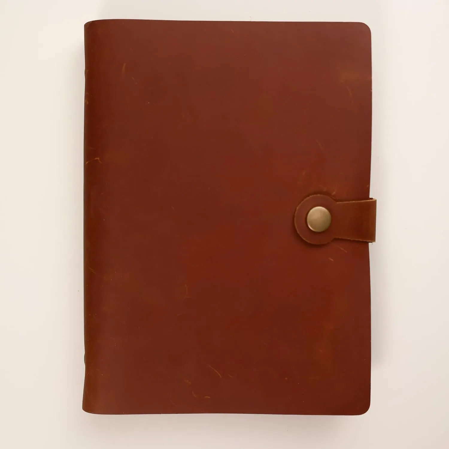 Genuine Cowhide Leather Photo Album For 2X6 Photo Booth Slip In Strips - 6 Ring Refillable Binder - Fits 80 Slide In Photobooth Photo Prints (GENUINE LEATHER, 2X6)