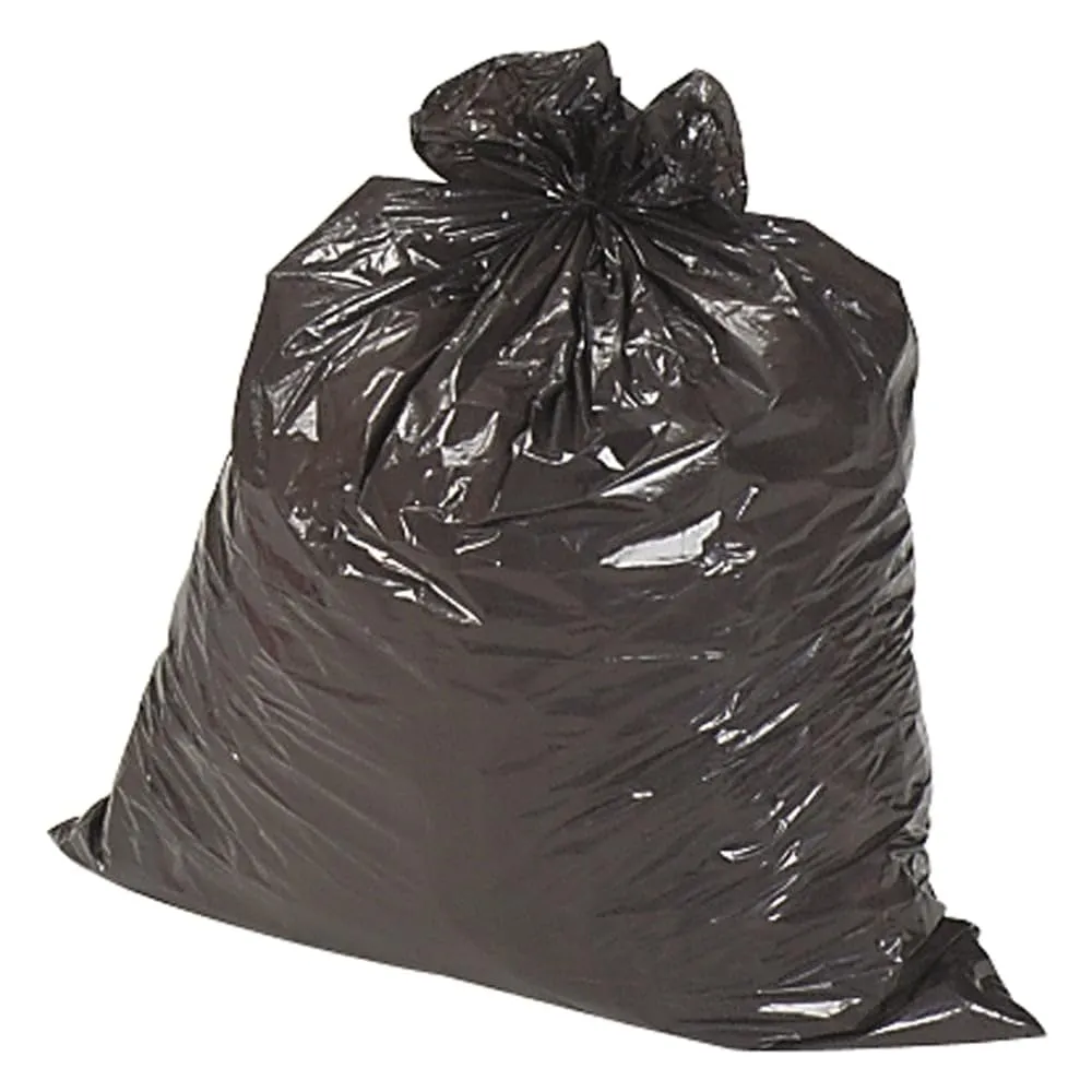 Genuine Joe GJO02148 2-Ply Low Density Can Liner, 16 Gallon Capacity, 0.60 mil Thickness, Brown/Black (Case of 500)