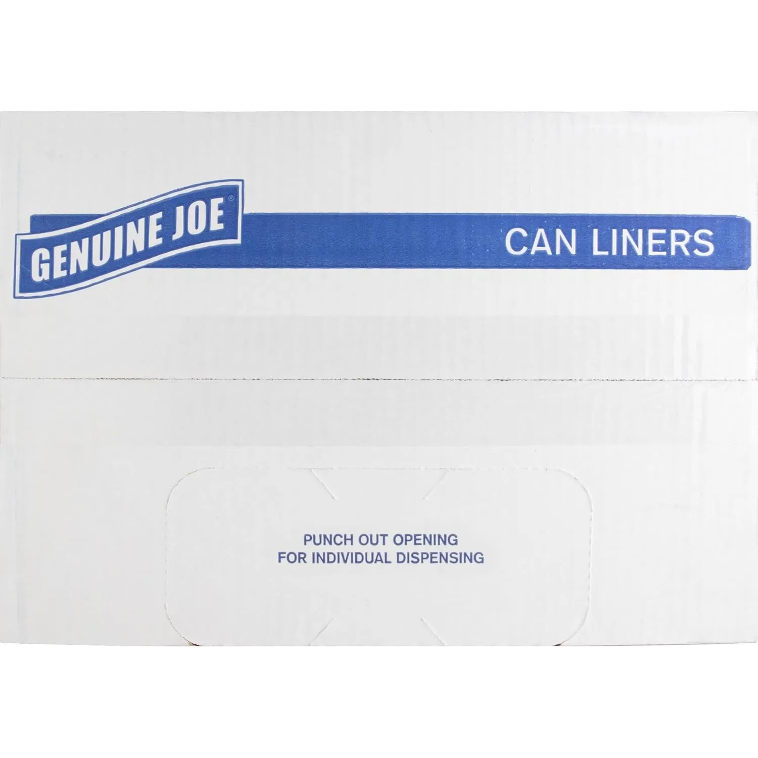 Genuine Joe GJO02151 2-Ply Low Density Can Liner, 45 Gallon Capacity, 0.70 mil Thickness, Brown/Black (Case of 250)