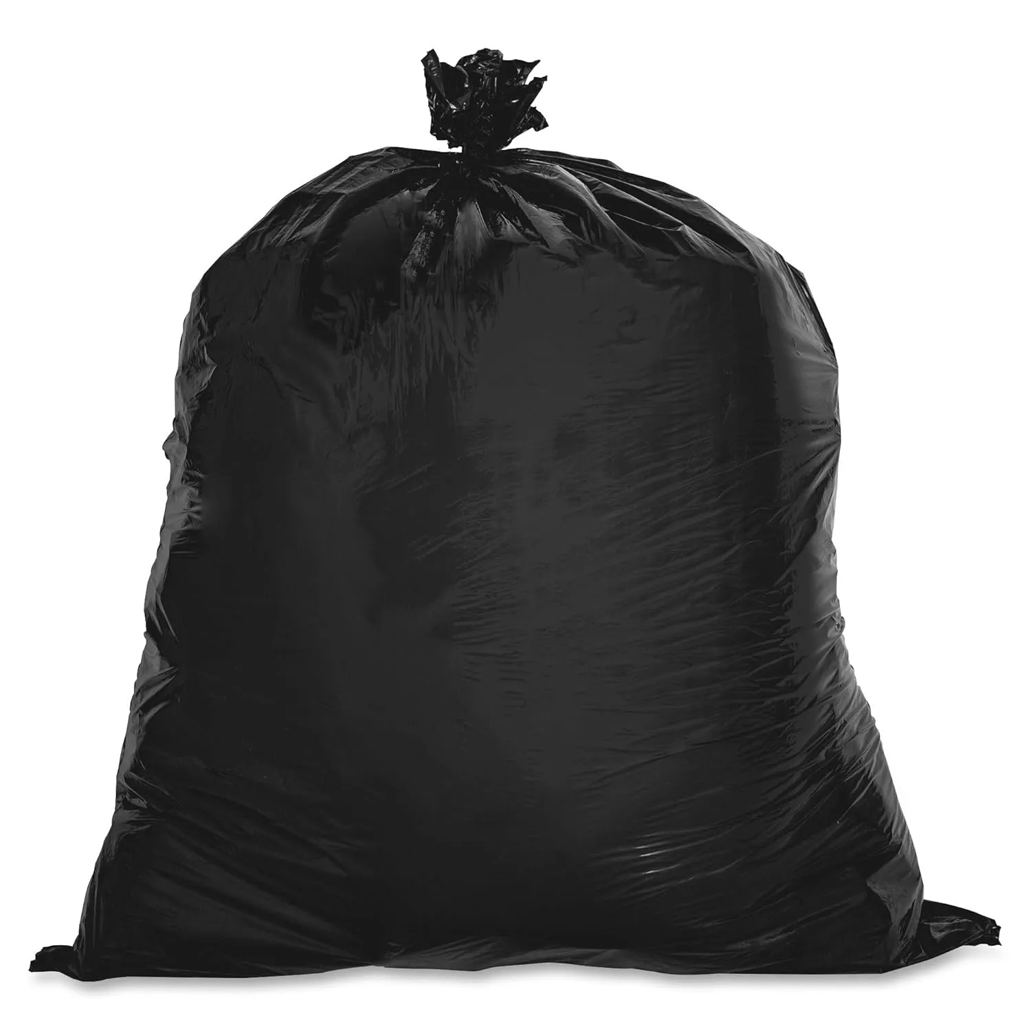 Genuine Joe GJO02151 2-Ply Low Density Can Liner, 45 Gallon Capacity, 0.70 mil Thickness, Brown/Black (Case of 250)