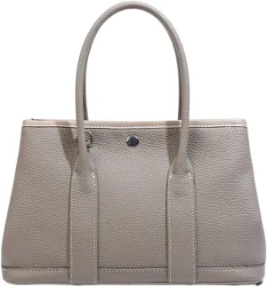 Genuine Leather Black Womens Casual Tote Bags Leather Large Capacity Shoulder Bag Purse HandBag(Orange)