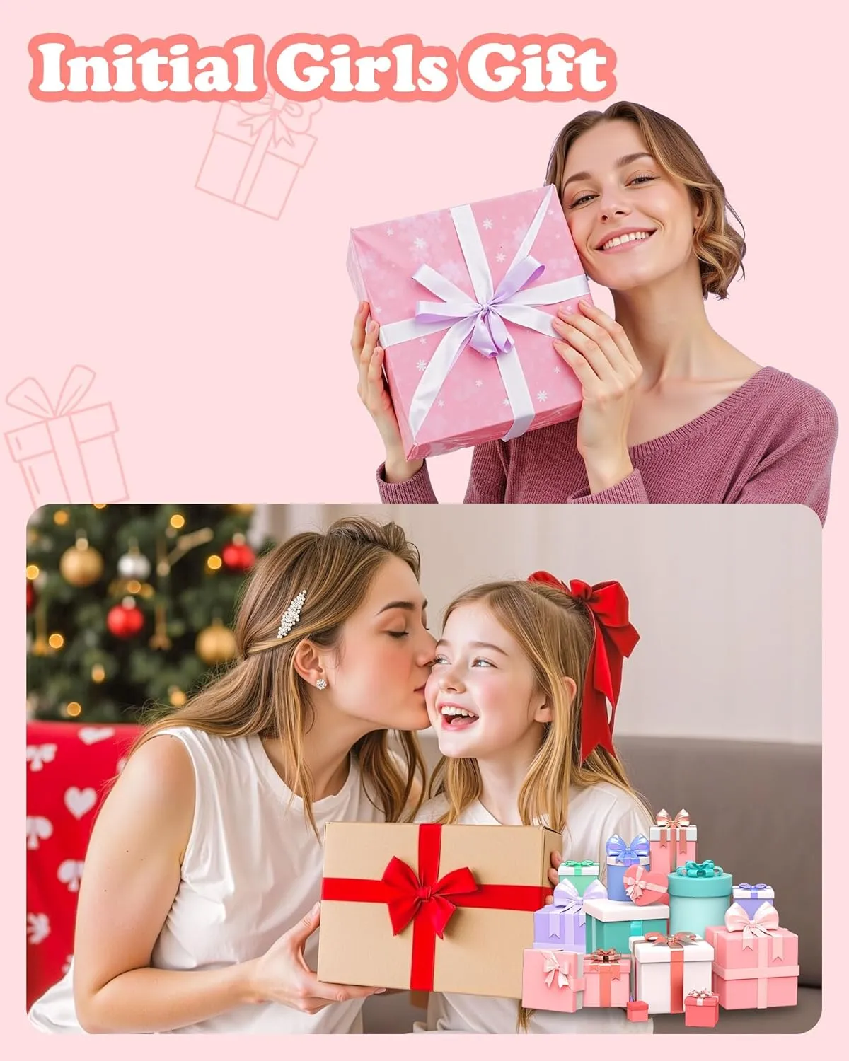 Gifts for Girls Age 10 11 12 13 14 15 16 17 18, Initial Travel Duffel Bag, Graduation Gifts for Her, Monogram Overnight Bag, Gift for Friend Sister Women gifts