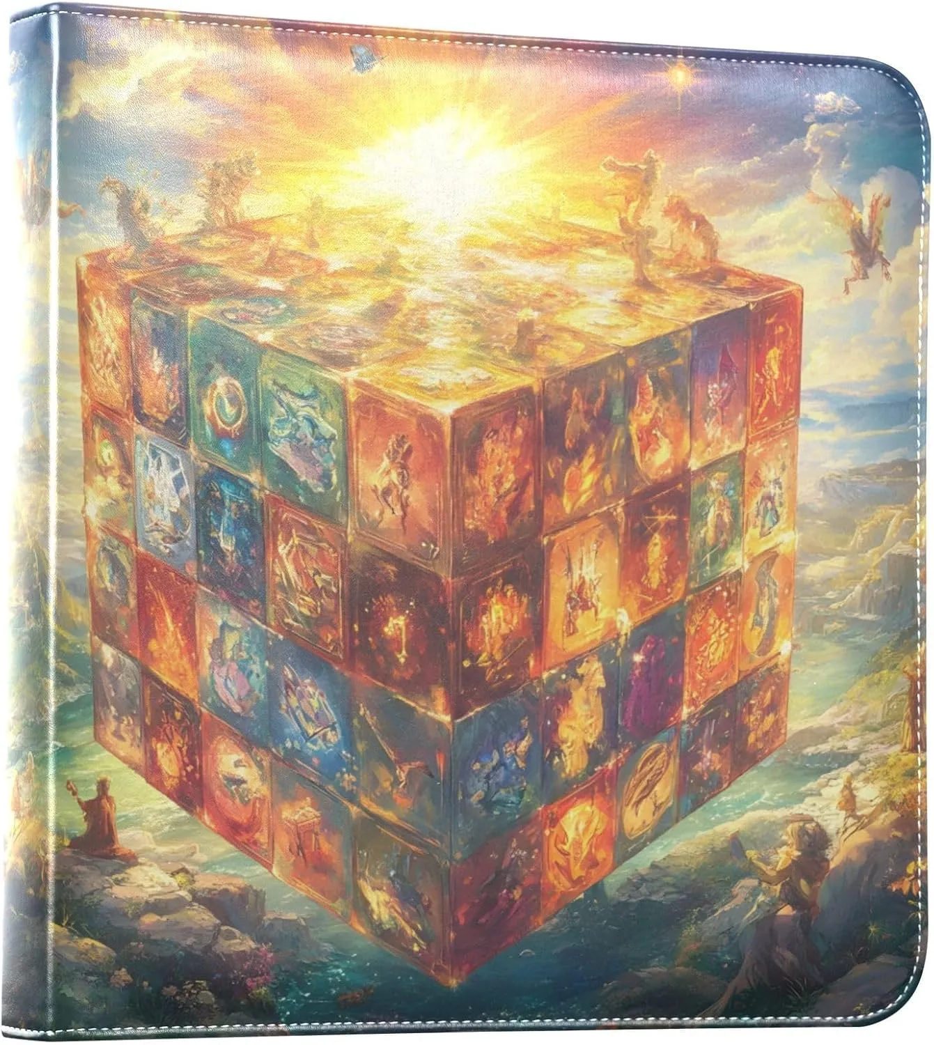 Glowing Magic Cube 12x12 Scrapbook Album DIY Wedding Photo Album for 2x3 4x6 5x7 6x8 Pictures