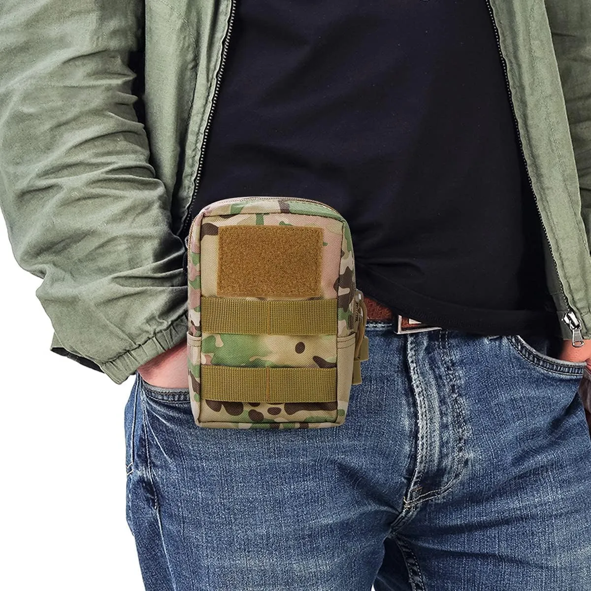 Gogoku 6-Pack Molle Pouch Tactical Molle Pouches Compact Utility EDC Waist Bag Pack