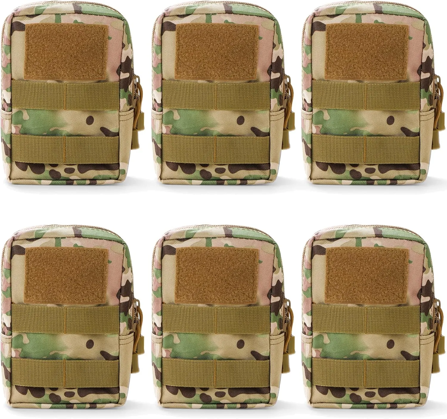 Gogoku 6-Pack Molle Pouch Tactical Molle Pouches Compact Utility EDC Waist Bag Pack