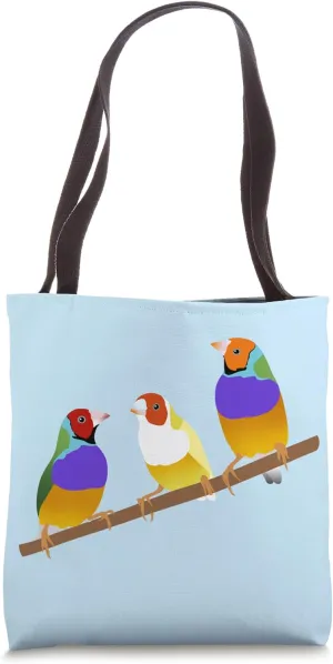 Gouldian Finches Tote Bag
