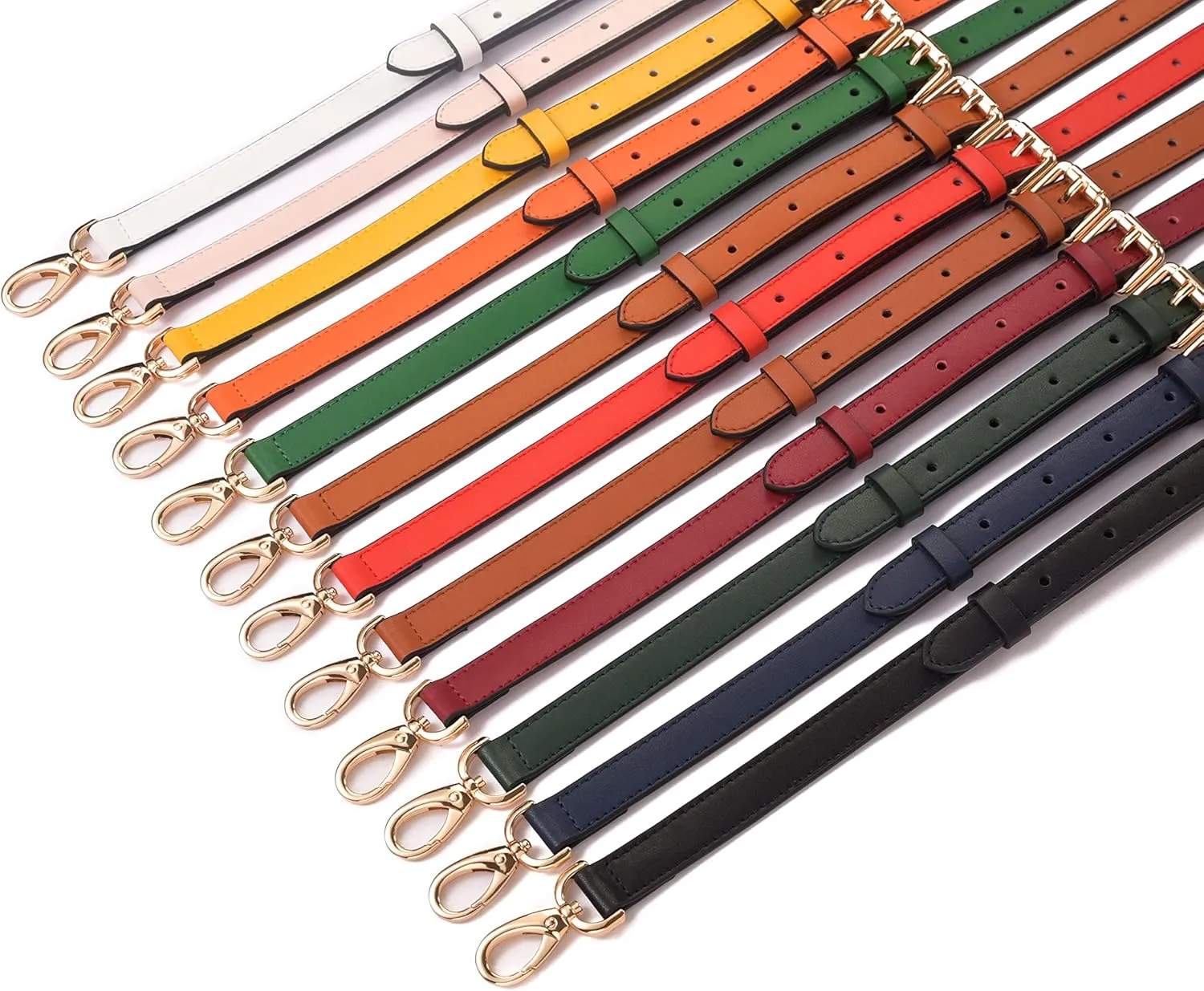 GOXTECH Genuine Leather Purse Strap Replacement Crossbody Handbag Long Adjustable