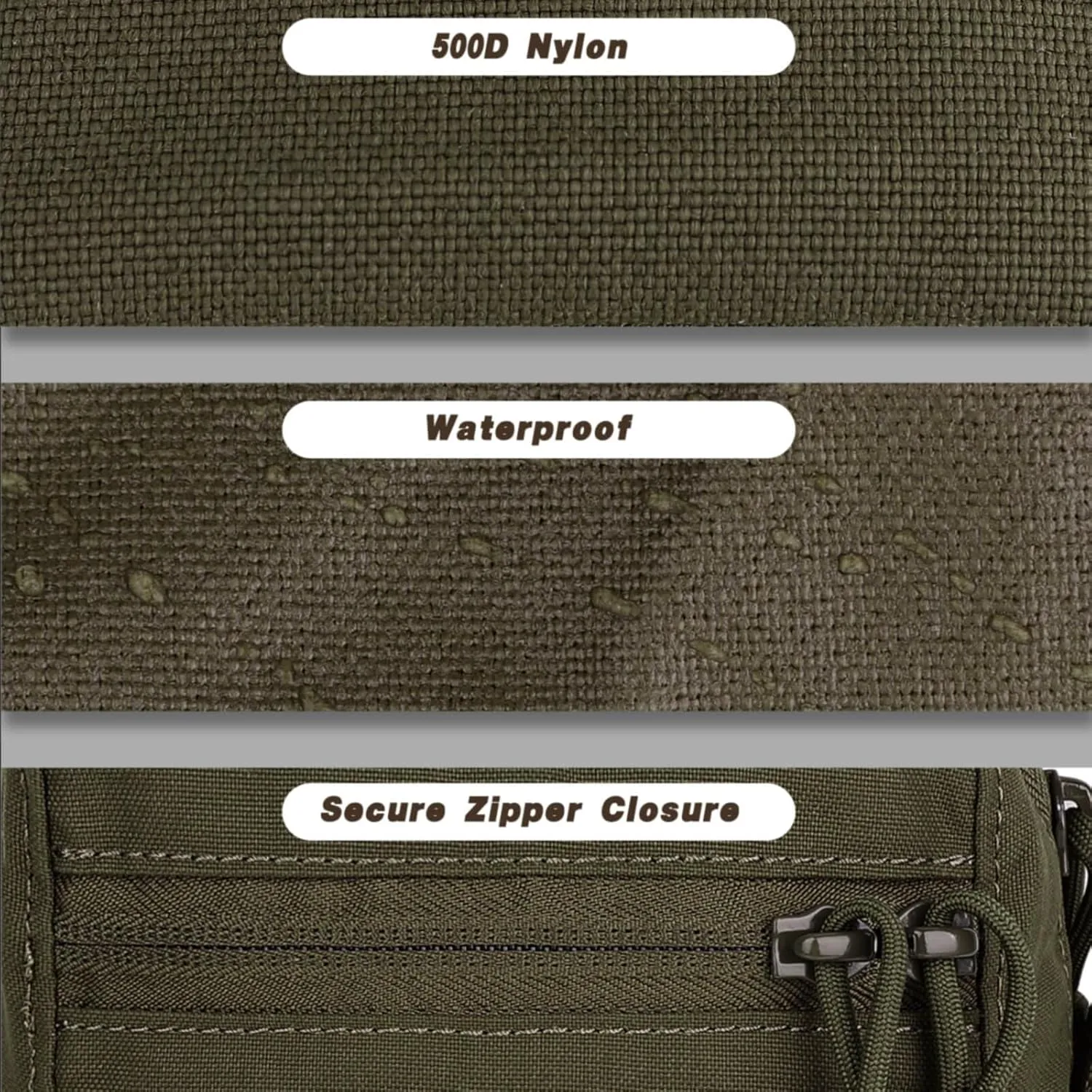 Gp Pouch, General Purpose Admin Pouches Small Utility EDC Pouch Bag for Tactical Belt and Molle Vest as Expanded Storage Bag