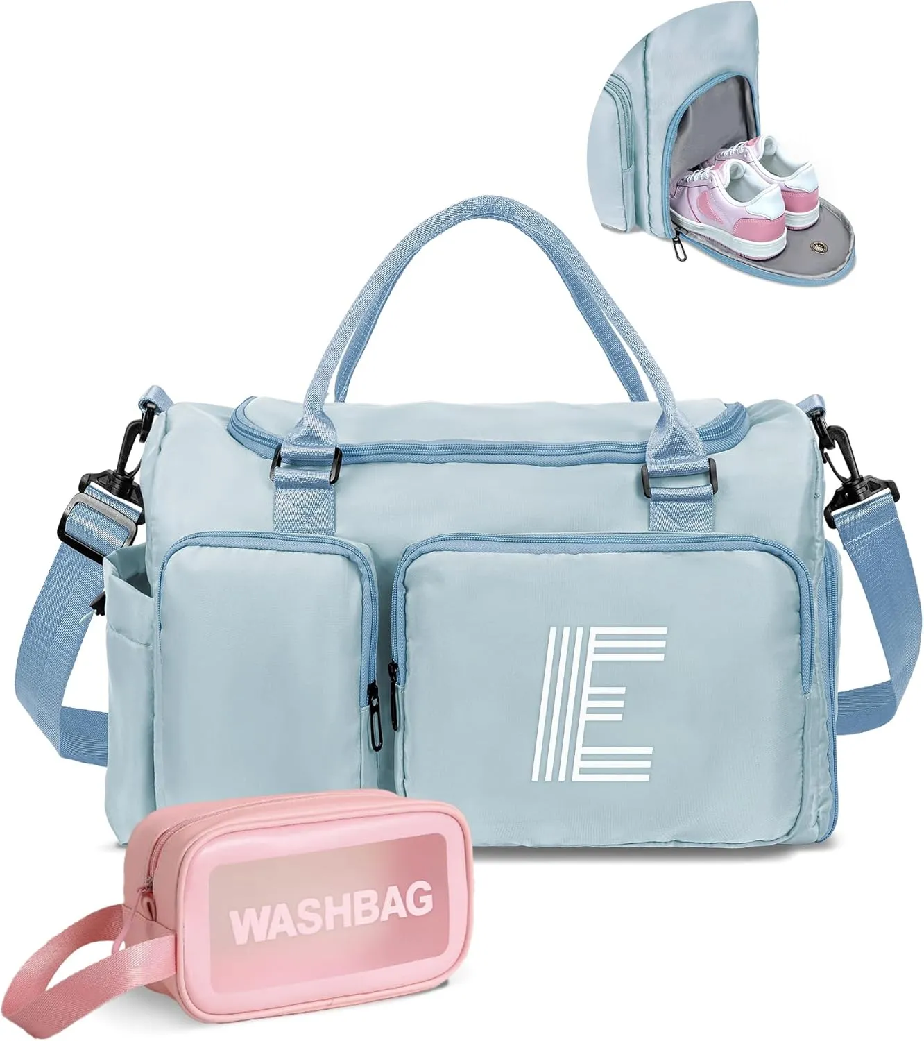 graduation gifts, Initial Travel Duffel Bag, Personalized Weekender Bag, Monogram Overnight Bag Gift for women,Birthday Gifts Personalized Gifts Bridesmaid Gifts