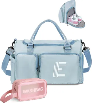 graduation gifts, Initial Travel Duffel Bag, Personalized Weekender Bag, Monogram Overnight Bag Gift for women,Birthday Gifts Personalized Gifts Bridesmaid Gifts
