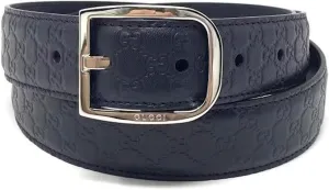 Gucci Signature Guccissima Leather Skinny Belt