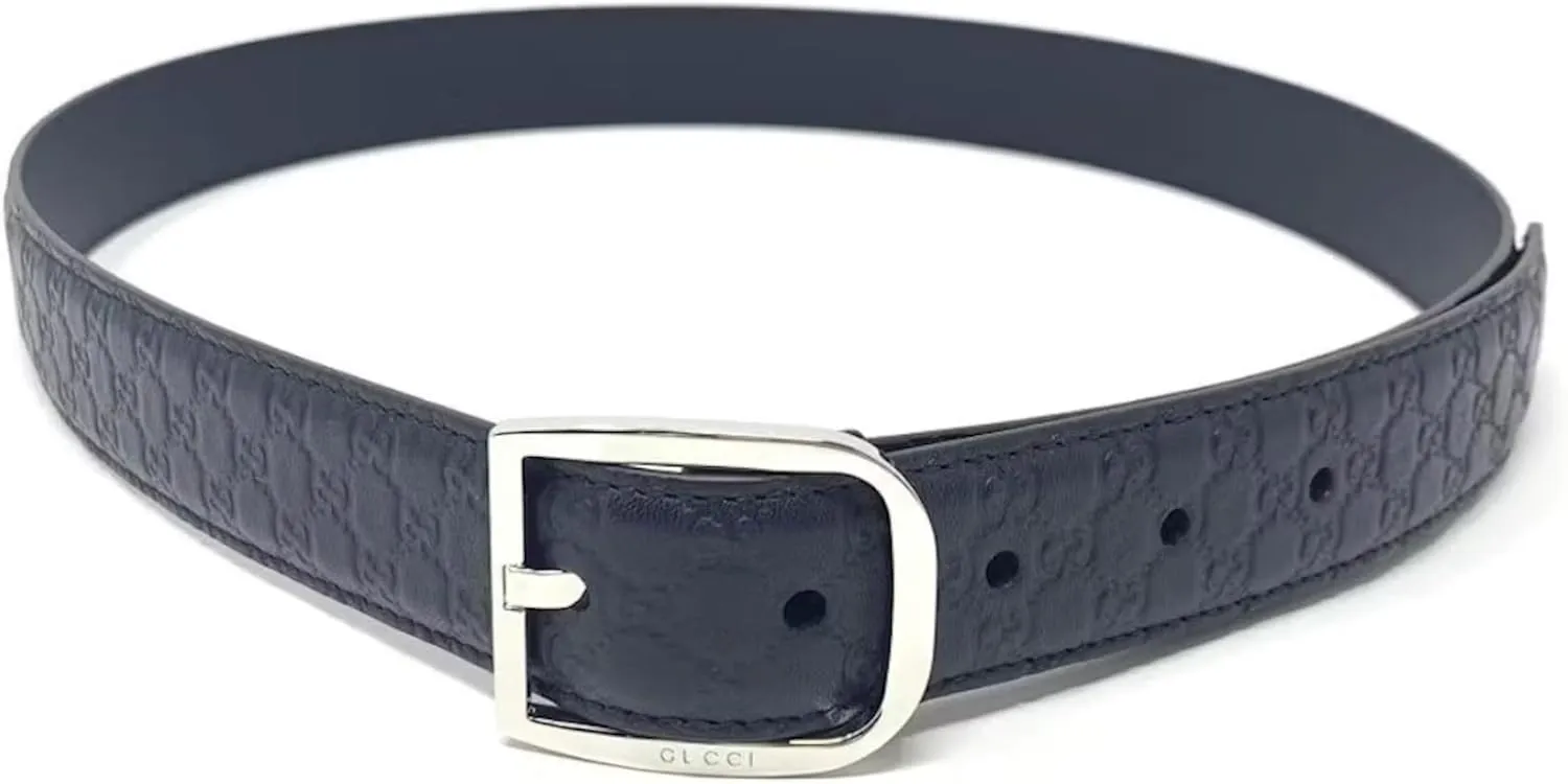 Gucci Signature Guccissima Leather Skinny Belt