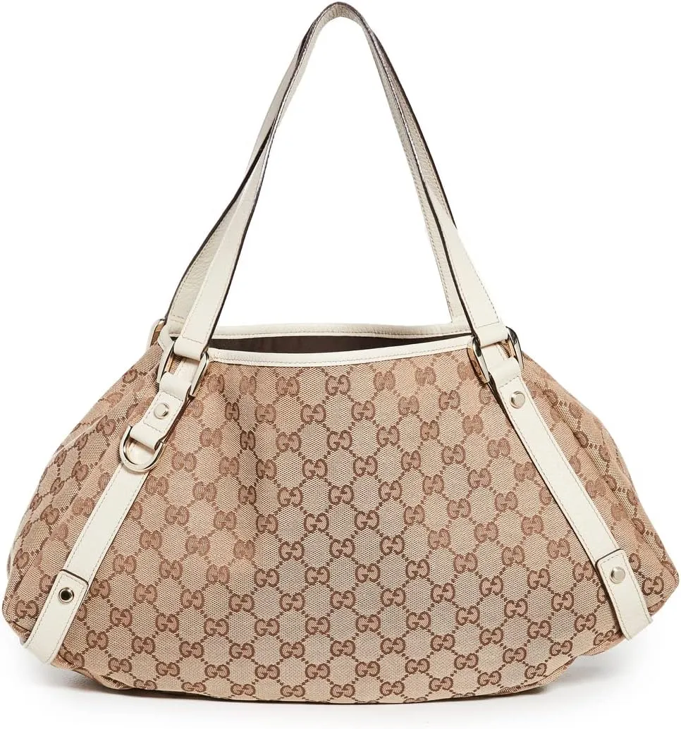 Gucci Women's Pre-Loved Abbey Tote Medium, Gg Canvas