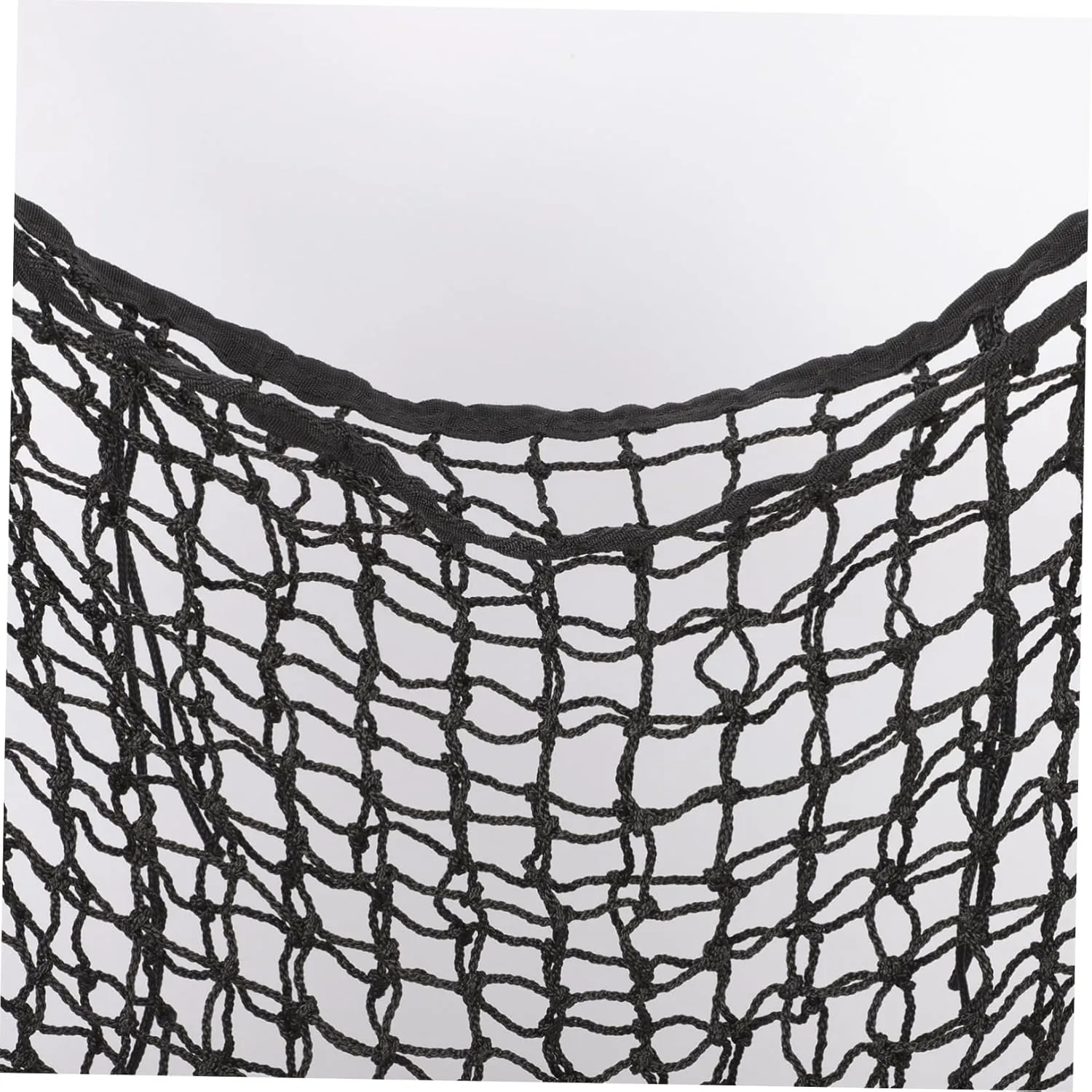 Happyyami Horse Feeder Bags Slow Feeder Hay Bags for Horses 120 * 90cm Black Sturdy Hay Bag for Horse Farm Use