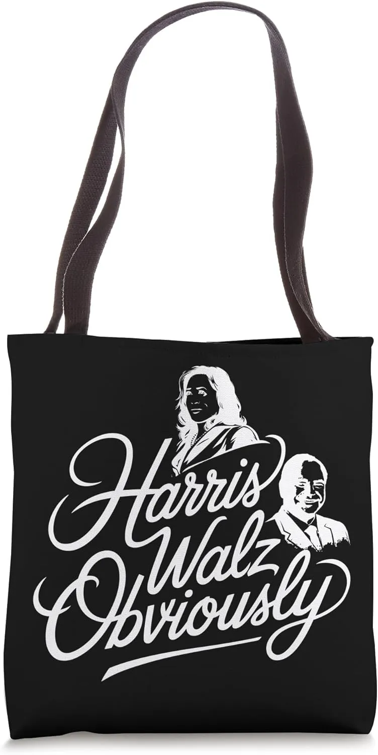 Harris Waltz Obviously, Funny Politics Political Election Tote Bag