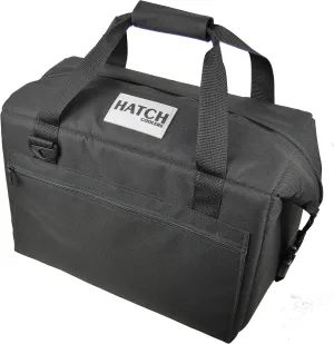 Hatch Coolers Canvas Soft Cooler with High-Density Insulation, Made in USA, 24-Can, Black