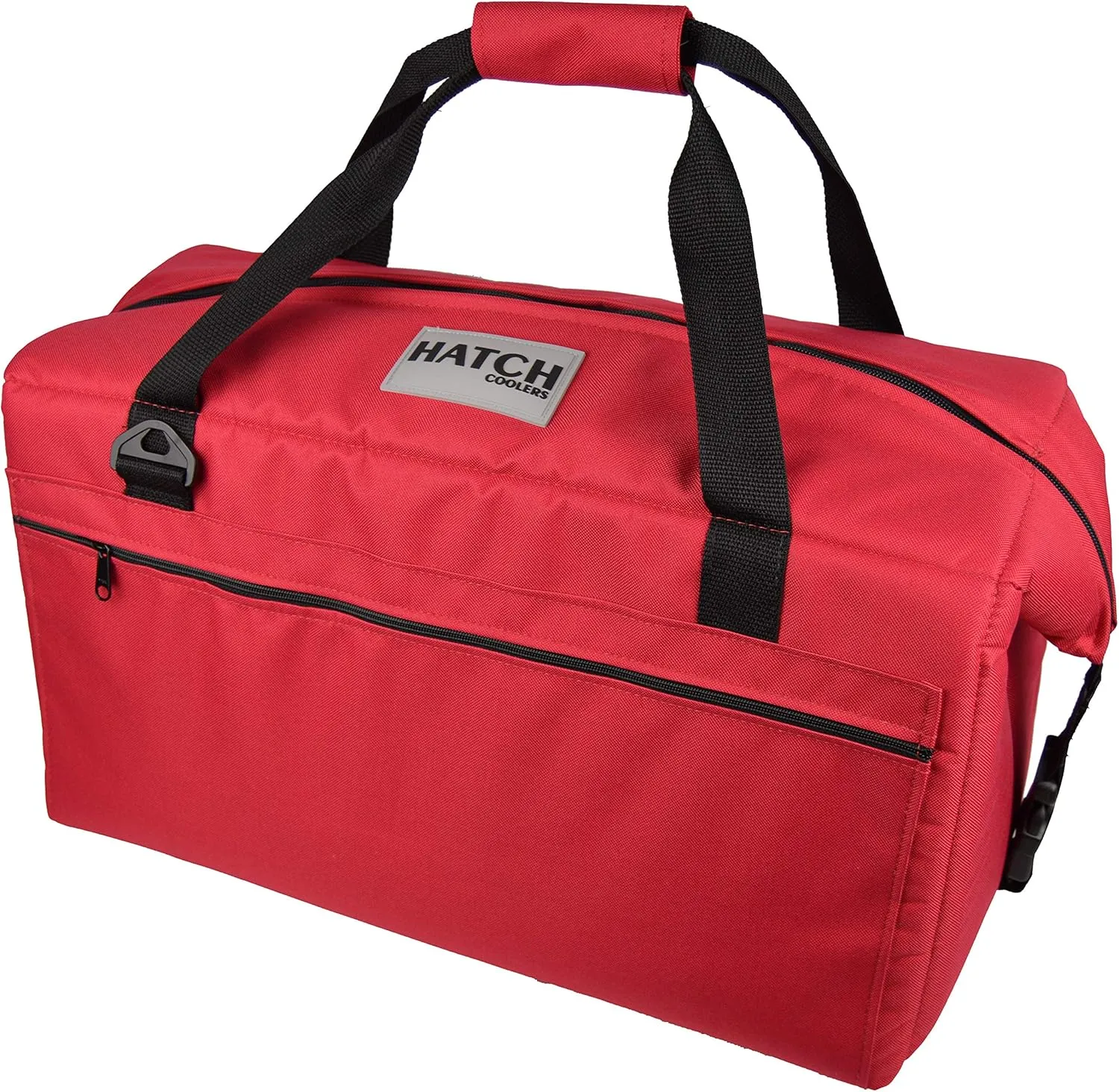 Hatch Coolers Canvas Soft Cooler with High-Density Insulation, Made in USA, 36-Can, Red