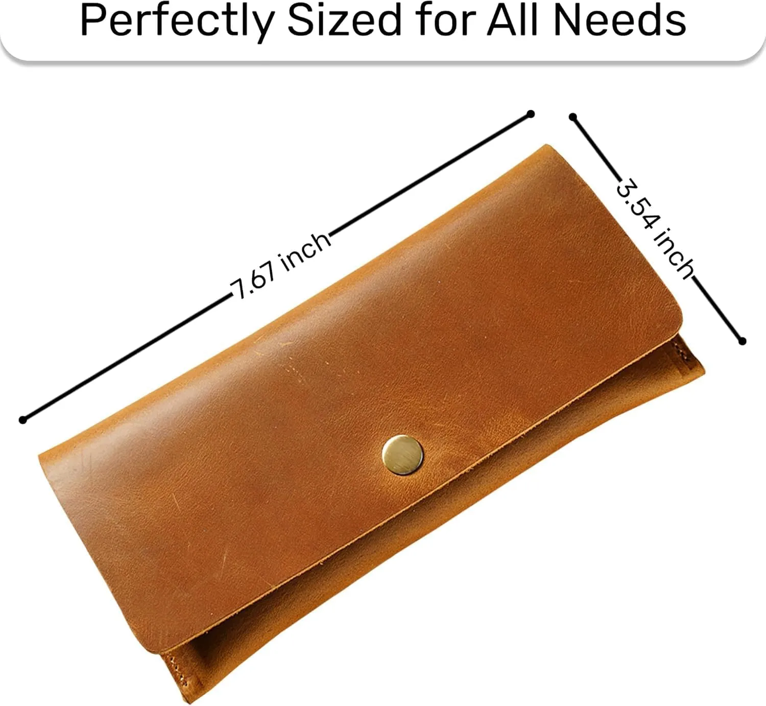 HIFA Custom Leather Wallet Women, Purses for Women - Soft Touch Rustic Leather, Retro Style, 4 Card Pockets with Cash Slot, Compact Convenience and Ideal Gift - Wallets for Women, Womens Wallet
