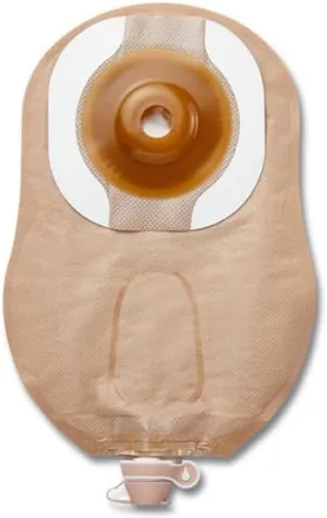 Hollister 84897 Premier 1-Piece 9” Urostomy Pouch & Convex Flextend Barrier, Pre-Sized 1-3/8”, Ultra-Clear, Pack of 5, Adhesive Skin Barrier (Tape)