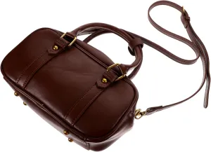 Homoyoyo Retro Mini Cylinder Shape Bag White Crossbody Bag for Girls Pouch Design