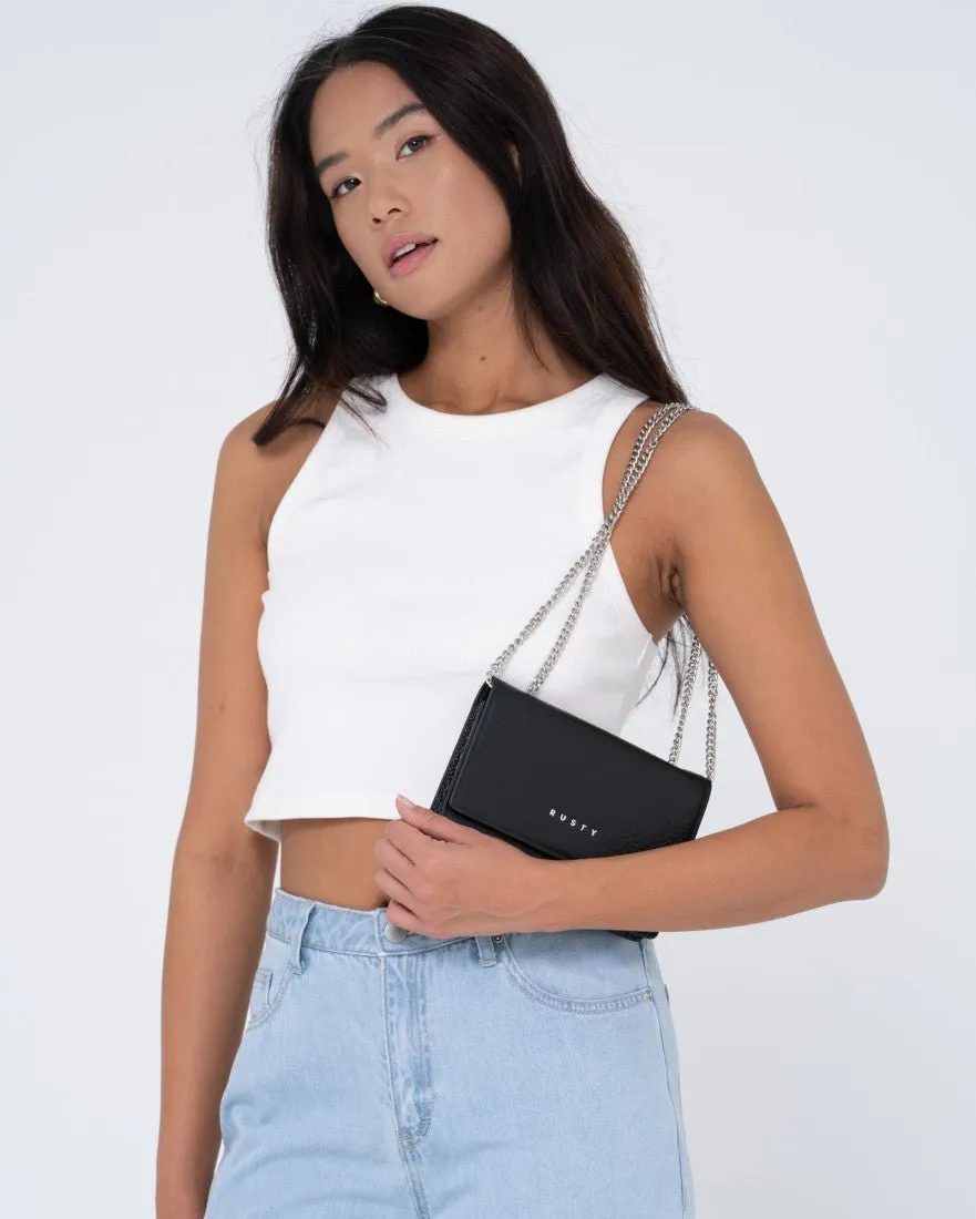 HONOUR LEATHER CHAIN BAG