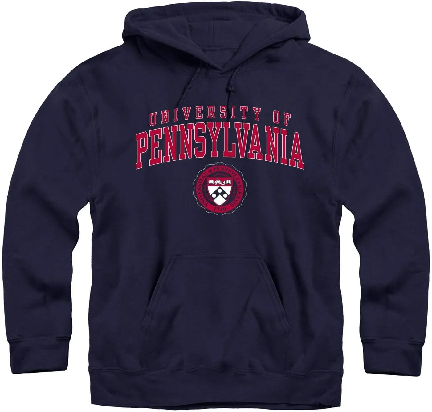 Hoodie Sweatshirt, Unisex, Premium Cotton, Classic Arch with University Crest Logo