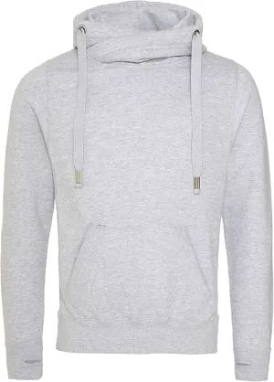Hoods Mens Cross Neck Hoodie