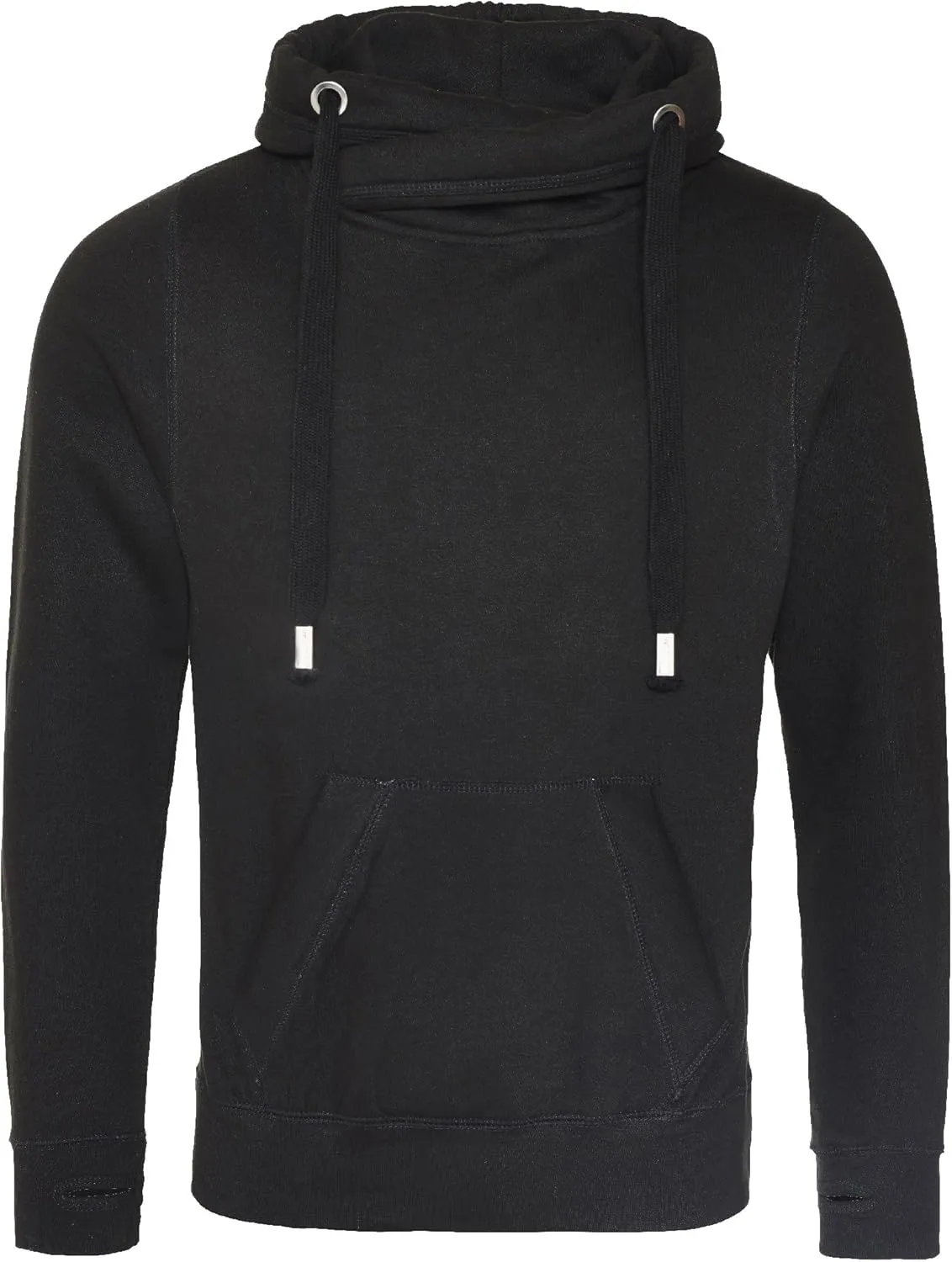Hoods Mens Cross Neck Hoodie