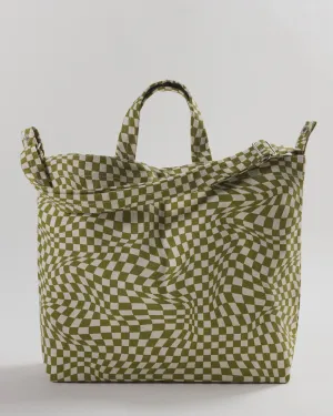 Horizontal Duck Bag Moss Trippy Checker