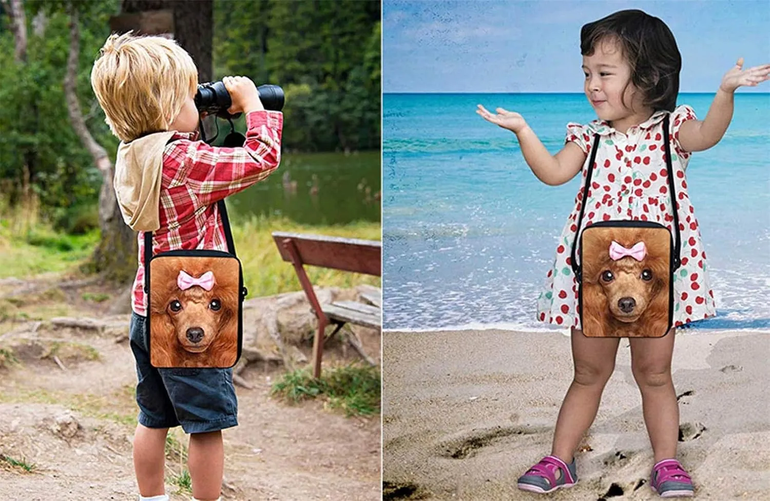 HUGS IDEA Mini Cross-Body Bag Black Cat Floral Small AdjustableShoulder Messenger Handbag Casual Cellphone Purse