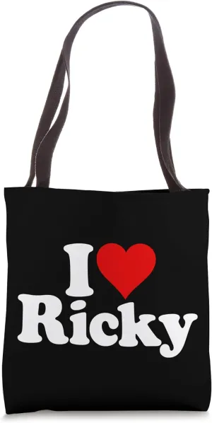 I LOVE HEART RICKY RICK RICHARD Tote Bag