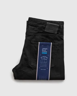 J414 14oz Black Selvedge Denim - Classic Straight Fit