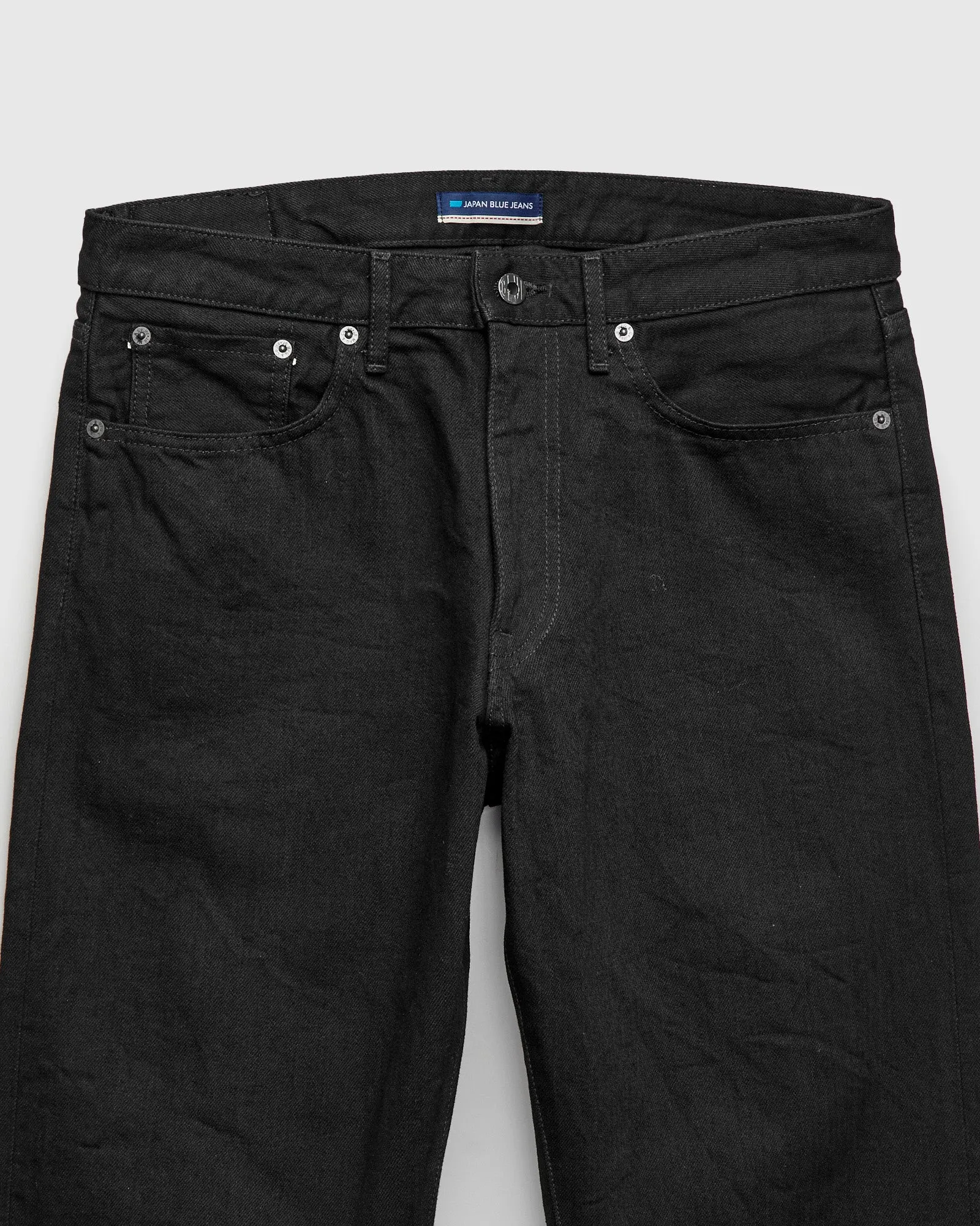 J414 14oz Black Selvedge Denim - Classic Straight Fit