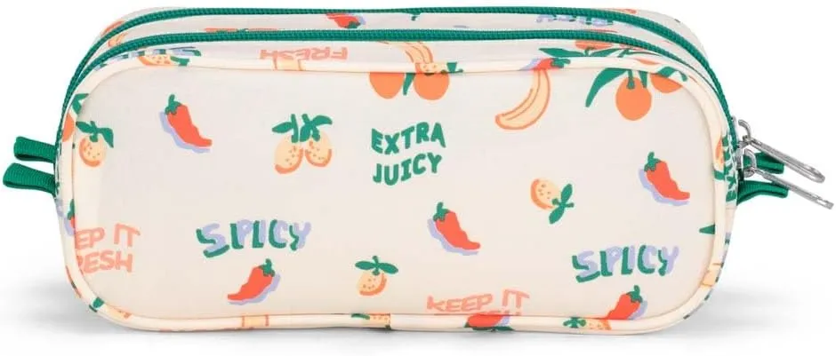 JANSPORT LARGE ACCESSORY POUCH Large Pouch, Five a Day Cream, One Size, Large Accessory Pouch