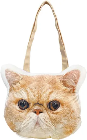 JINMA Custom Face Tote Bag - Personalized Canvas Shoulder Bag with Any Photo or Image - Unique Shaped Handbag for Women