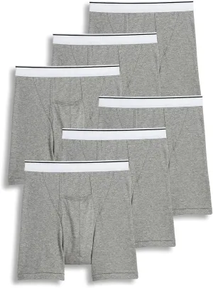Jockey Men's Underwear Pouch 5" Boxer Brief - 6 Pack