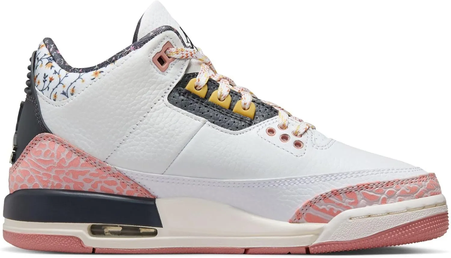Jordan Big Kid's 3 Retro White/Anthracite-Red Stardust (441140 100)