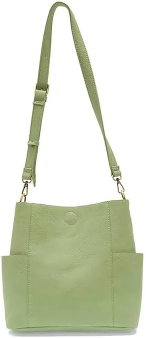 Joy Susan Side-Pocket Bucket Bag: Kayleigh Crossbody