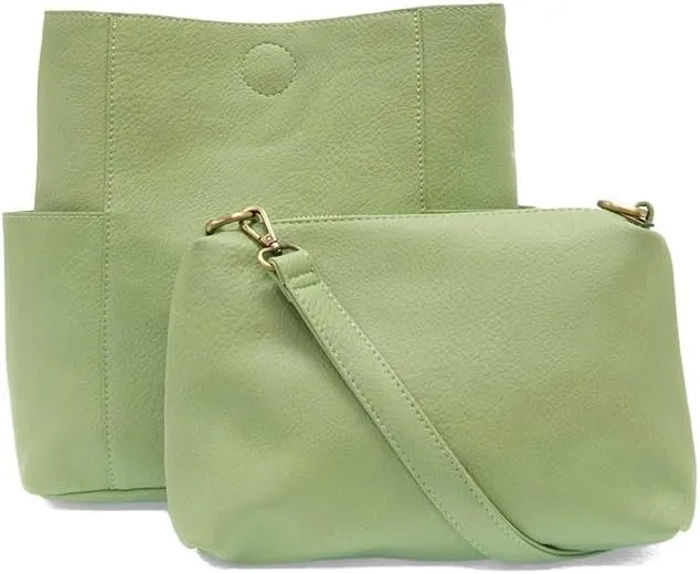 Joy Susan Side-Pocket Bucket Bag: Kayleigh Crossbody
