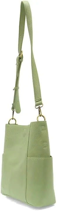 Joy Susan Side-Pocket Bucket Bag: Kayleigh Crossbody