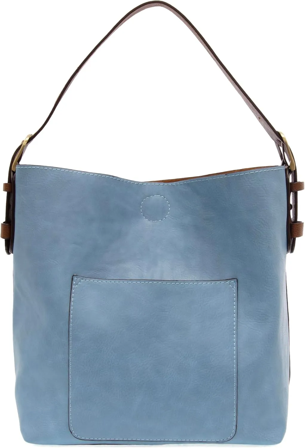Joy Susan Womens Faux Leather: Hobo 2-in-1 Handbag