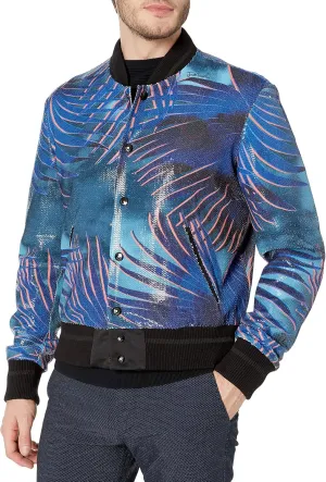 Just Cavalli Men's Sequined Palm Bomber Jacket