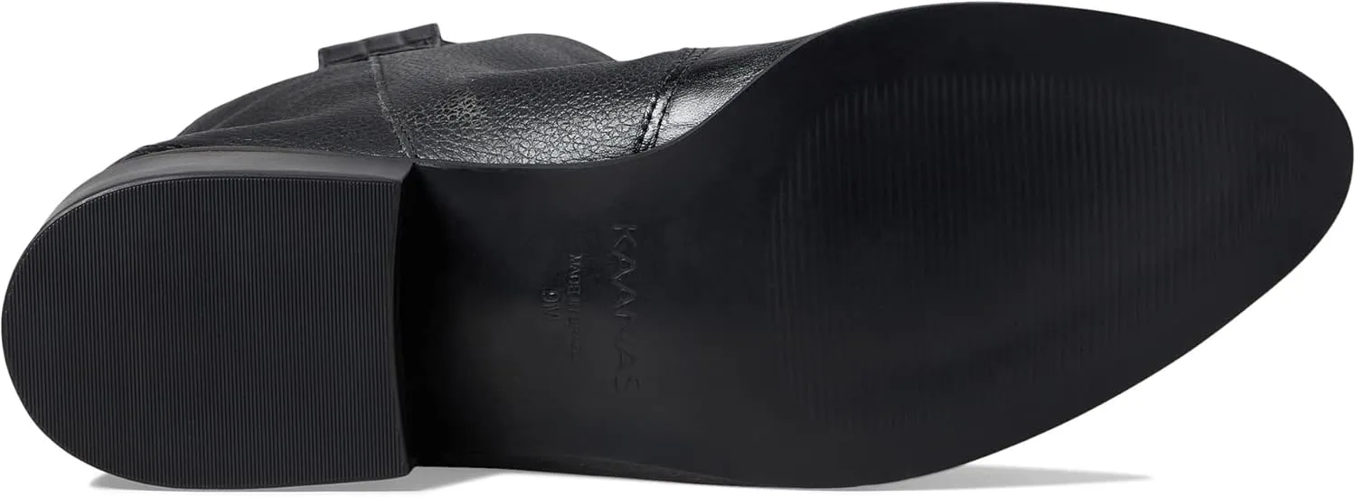 KAANAS Newcastle Croc-Embossed Cowboy Bootie